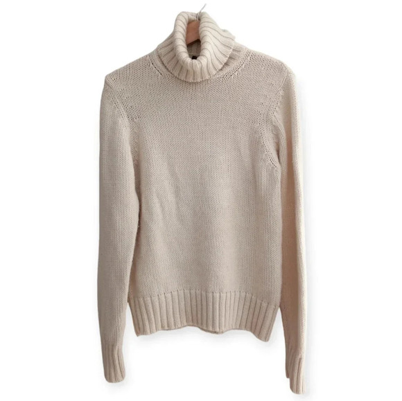 Vintage Club Monaco Turtleneck Chunky Knit 100% Wool Sweater Small - Picture 1 of 16
